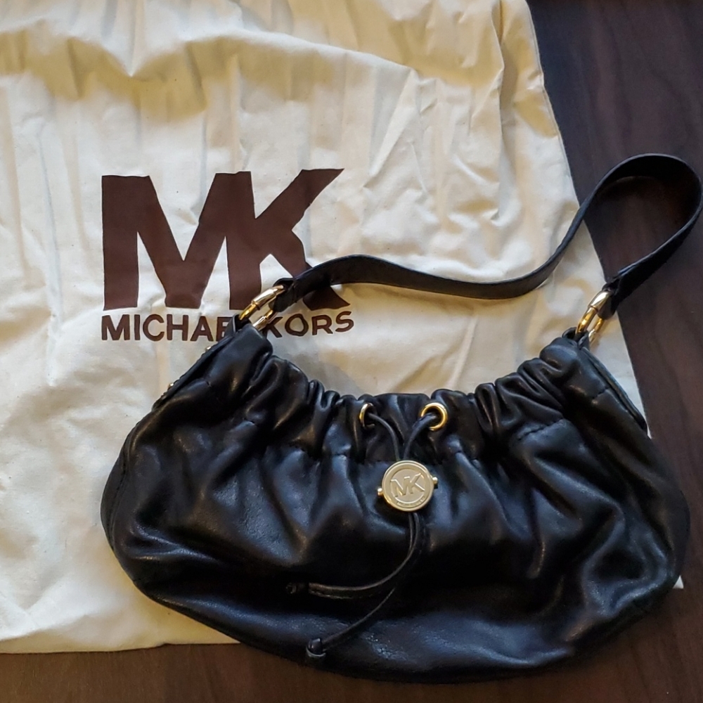 MK Black And Gold Purse